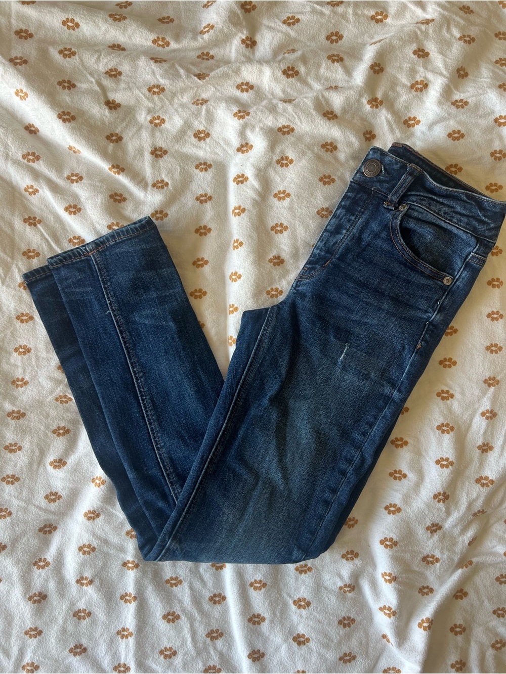 American Eagle Outfitters Dark Blue Skinny Jeans